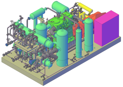 沈鼓往复机公司首台套三列迷宫压缩机试车成功